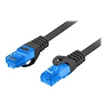Cablu Patchcord 6A, S/ FTP LSZH, 3 m, Negru