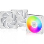 Ventilator PC Arctic P14 Pro A-RGB, 140 mm PWM, 400 – 2500 rpm, 3 Pack, Alb