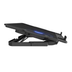 Stand de racire pentru laptop, Natec, Dipper 2 12, 1-17, ventilator de 3 inchi, lumina LED, 2 USB