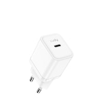 Incarcator Cudy 20W USB-C GaN cu adaptor EU, alb, 5V, QC