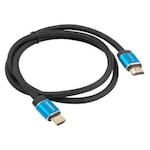 Cablu HDMI, Lanberg, V2.0, Negru/Albastru, 1 m