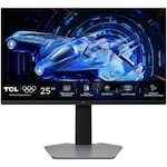 Monitor Gaming QD-Mini LED TCL 25G64, 25″, Full HD (1920×1080), 300Hz, 1ms, AMD FreeSync™ Premium, G-Sync Compatible, HDR600, 2x HDMI, Display Port, Jack, Pivot, negru/gri