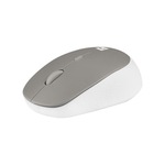 Mouse fara fir, Natec, USB, 4 butoane, Alb/Gri