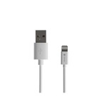 Natec Prati Lightning / iPhone -> USB-A 1m cablu MFI Alb
