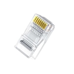 Set 10 bucati mufe RJ-45 Ugreen NW120, pentru cablu UTP, Cat6, RJ-45 tata, plastic