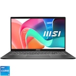 Laptop MSI Modern 15 F13MG cu procesor Intel® Core™ i5-1334U pana la 4.6GHz, 15.6”, IPS, Full HD, 8GB DDR4 RAM, 512GB SSD, Intel® Iris® Xe Graphics, No OS, Platinum Gray