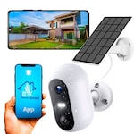 Camera IP de exterior Extralink Smart Life SolarEye cu panou solar, wireless, Full HD 1080p, Wi-Fi, baterie 5200mAh, IP54