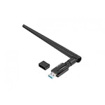 Card retea USB, Lanberg, 5 dBi, 1200 Mbit/s, Negru