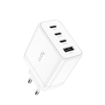 Încărcător rețea Cudy CH70_EU, 65W, 3x USB Type-C, 1x USB-A, Alb