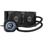 Cooler procesor Corsair NAUTILUS LCD, 240 mm, racire cu lichid, negru