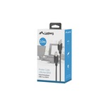 Cablu transfer date si incarcare imprimanta, Lanberg, USB 2.0 A la USB 2.0 B, 3m, Negru