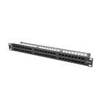 Patch Panel 48 port 1U, cat. 5e, Lanberg , Negru
