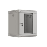Cabinet metailc Lanberg, 10" 6U 300x300, gri cu usi din sticla, set flat pack 1 Cabinet metailc Lanberg, 10" 6U 300x300, gri cu usi din sticla, set flat pack