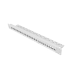 Panou de conexiuni, panou de conexiuni Lanberg gol 24 porturi 1U pentru module keystone gri