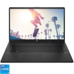 Laptop HP 17-cn3005nq cu procesor Intel® Core™ i5-1334U pana la 4.6GHz, 17.3”, Full HD, IPS, 16GB RAM, 512GB SSD, Intel® Iris® Xe, Free DOS, Black