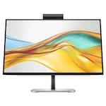 Monitor IPS LED, HP, 23.8″, 524pm, Full HD 1920 x 1080, HDMI, DisplayPort, Camera Web, Negru/Argintiu