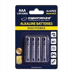 Set Baterie alcaline, Esperanza, mic, AAA R3, 1.5V, 105 x 445 mm, 24 bucati