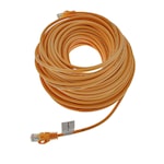 Cablu UTP, Lanberg 42788, cat 5e, mufat 2xRJ45, lungime 30m, AWG 26, 100 MHz, de legatura retea, ethernet, portocaliu Portocaliu 30 m