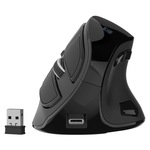 Maus wireless Natec, 4000 dpi, Bluetooth si Radiowy, negru, 111x72x75mm