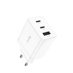 Incarcator retea Cudy CH67, 67W, 2x USB-C PD 67W, 1x QC 18W, GaN, alb