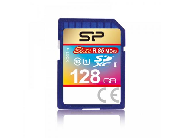 Card de memorie Silicon Power microSDXC 128GB CL10UHS-I U1, Mod SDR104, DSC, Albastru