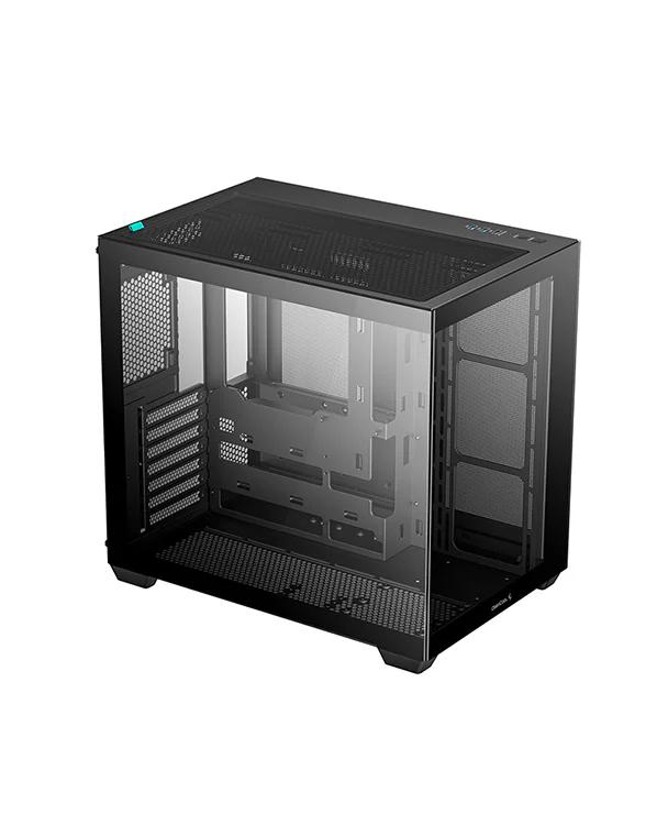 Carcasa DeepCool CG530, sticla securizata, neagra, 440x285x399mm, 2×3,5″, 3×2,5″, 1xUSB2.0, 2xUSB3.0, audio