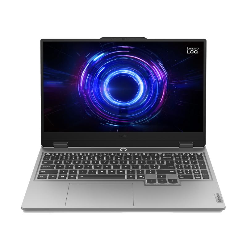 Laptop Gaming Lenovo LOQ 15IRX10 cu procesor Intel® Core i7-13650HX pana la 4.9GHz, 15.6″ FHD, IPS, 144Hz, 32GB DDR5, 1TB SSD, NVIDIA® GeForce RTX™ 5060 8GB GDDR7, NO OS, Luna Grey