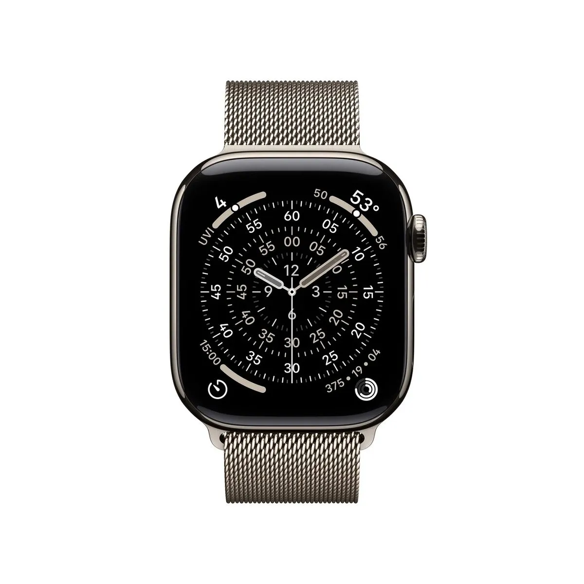 Smartwatch Apple Watch 11 GPS Cellular titan 42mm Natural Milanese - imagine 2