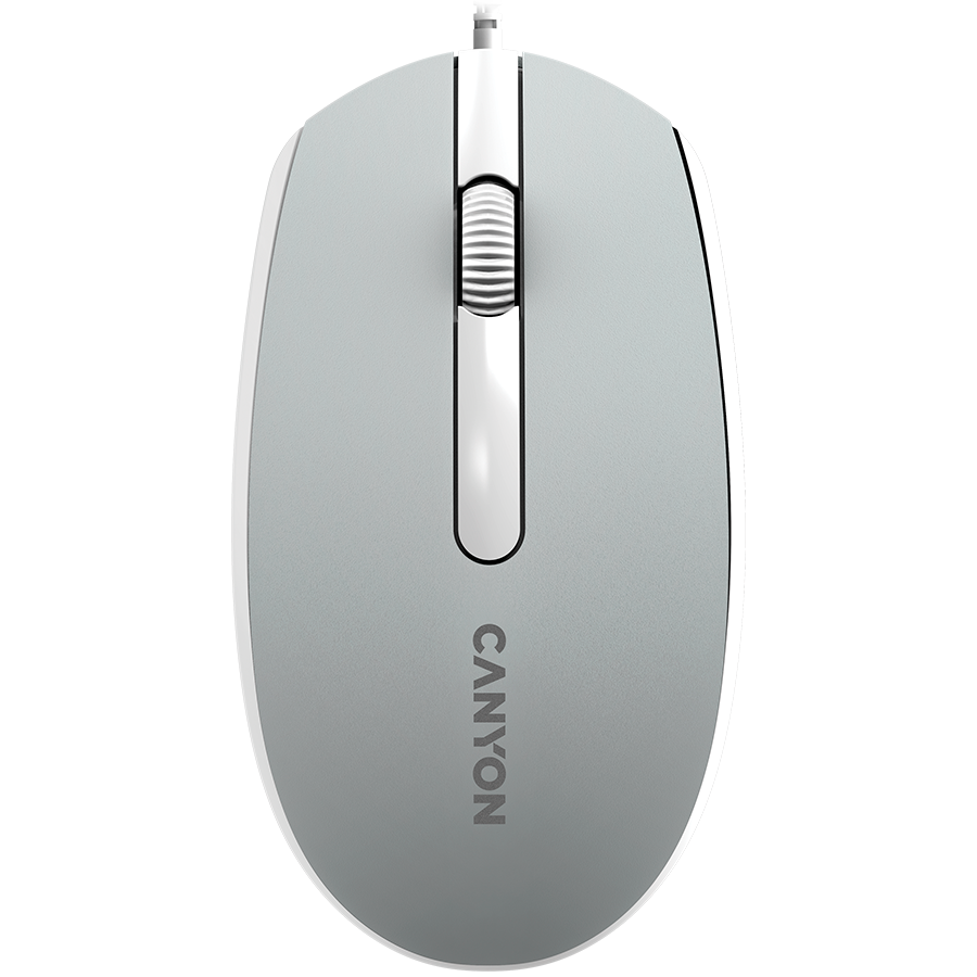 Mouse, Canyon, DPI 1000, USB, 1.5 m, Gri