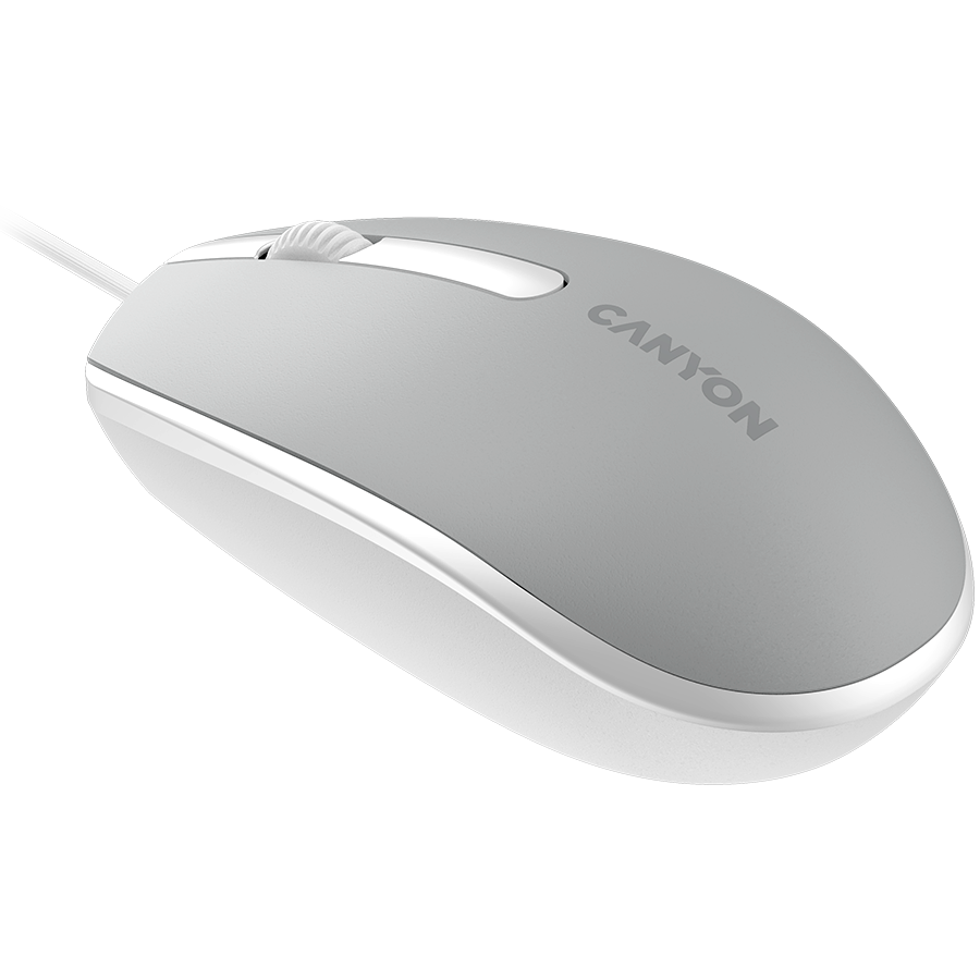 Mouse, Canyon, DPI 1000, USB, 1.5 m, Gri 4 Mouse, Canyon, DPI 1000, USB, 1.5 m, Gri - imagine 4