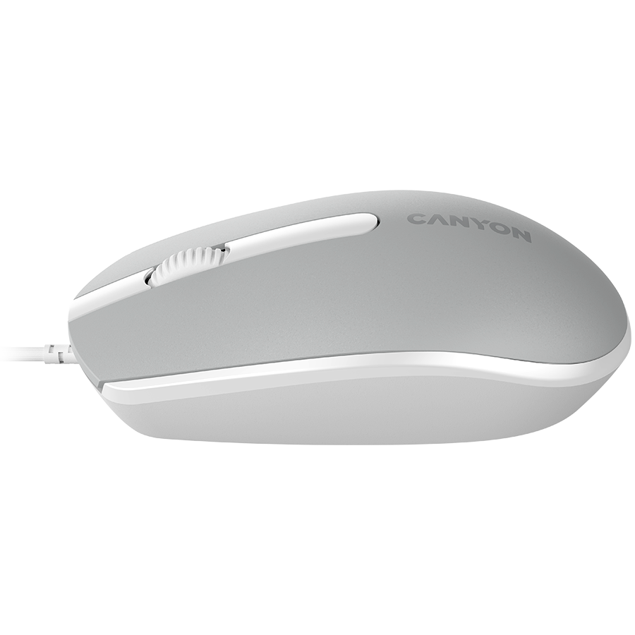 Mouse, Canyon, DPI 1000, USB, 1.5 m, Gri 5 Mouse, Canyon, DPI 1000, USB, 1.5 m, Gri - imagine 5