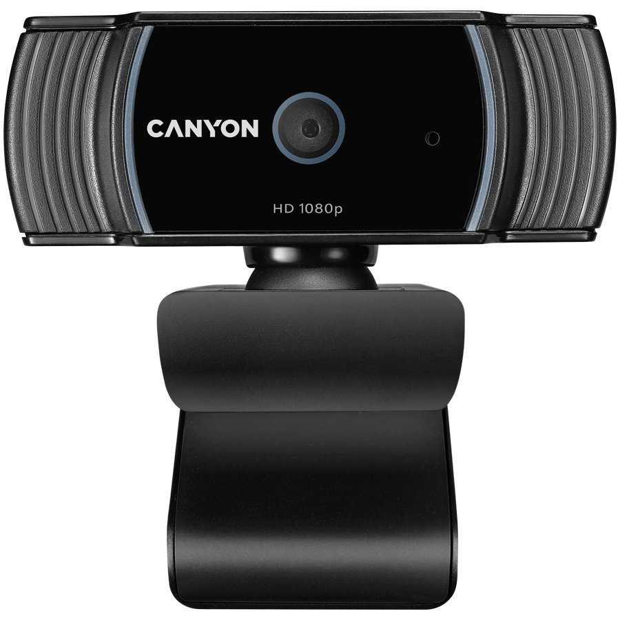Web camera Canyon CNS-CWC5, full HD, 2 Megapixeli, autofocus, rotire 360°, cablu 2m, USB2.0, Negru