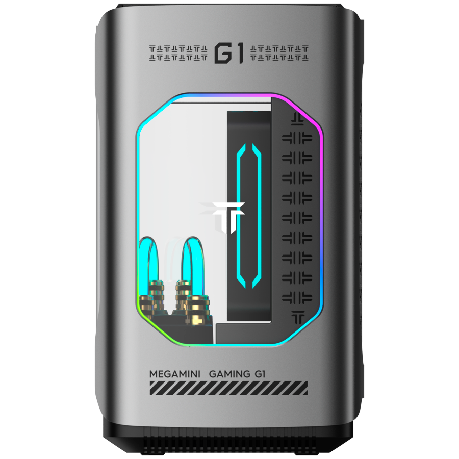 TECNO PC MEGAMINI GAMING G1 Intel i9-13900H DDR5 32Gb SSD 1Tb RTX4060 8Gb Water Cooling WiFi 6 BT 5.2 RJ45 2.5G 2xUSB 3.2 2xUSB 3.1 2xUSB2.0 1xThunderbolt 1xTypeC Full 2xHDMI 1xSD3.0 1xOculink 63Gb/s 1x3.5 Windows11 - imagine 4