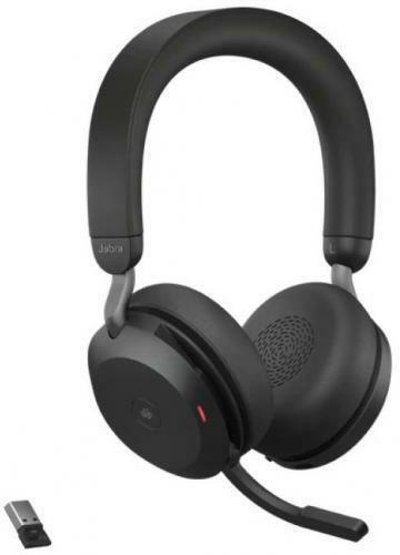 Casti cu microfon Jabra Evolve2 75, Link380c UC Stereo, USB-C, Negru