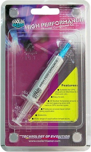 Pasta termoconductoare Cooler Master HTK-002 siliconic 2g 2 Pasta termoconductoare Cooler Master HTK-002 siliconic 2g - imagine 2