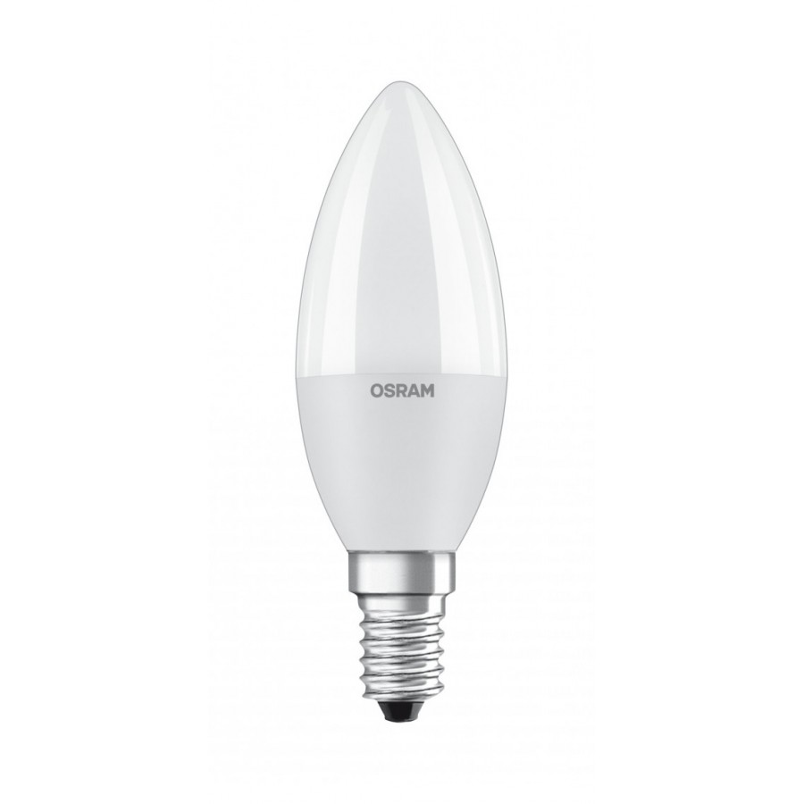 Sursa de lumina LED Osram Value, E14, 7 W, 806 lm, 230°, 2700 K, alb cald – in loc de bec de 60W