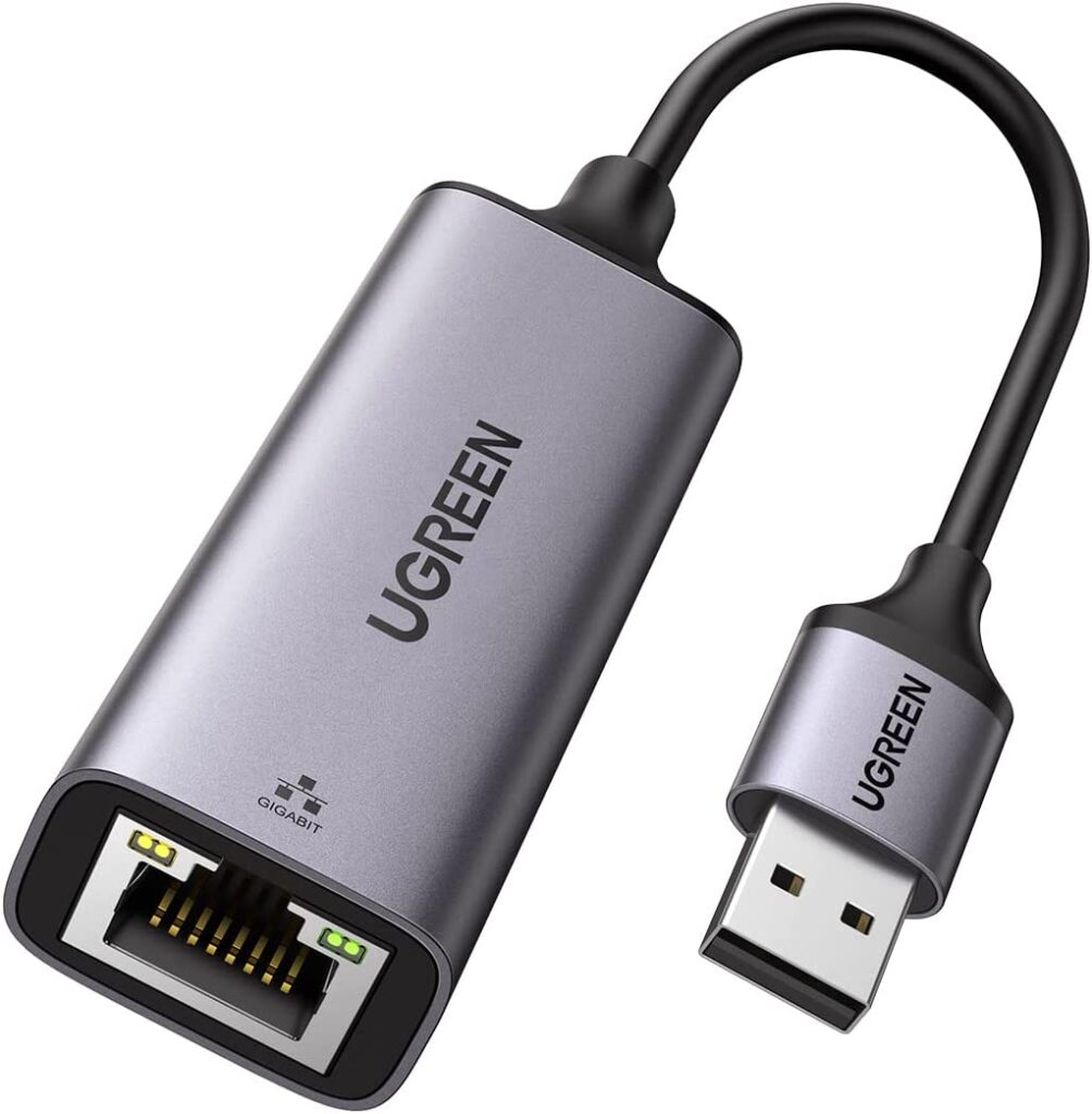 ADAPTOR RETEA Ugreen, „CM209” extern, USB 3.0(T) la port Gigabit RJ-45, negru „50922” (timbru verde 0.18 lei)  – 6957303859221