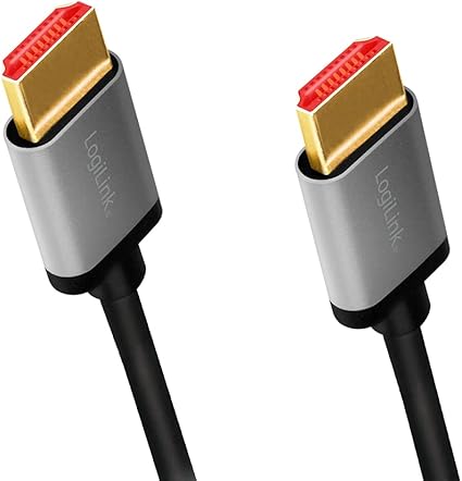 Cablu HDMI, LogiLink, 3m, Negru/Gri