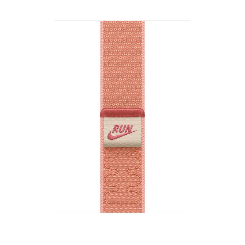 Curea pentru Apple Watch 46mm, Nike Sport Loop, Alpenglow Pink