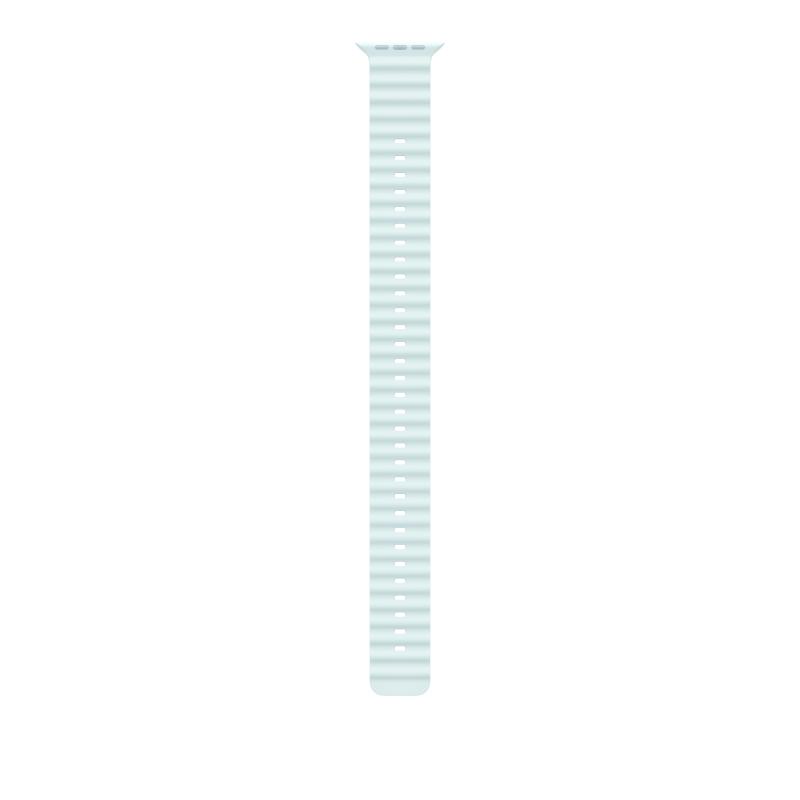 Curea pentru Apple Watch 49mm, Ice Blue Ocean Band Extension – Black Titanium Finish