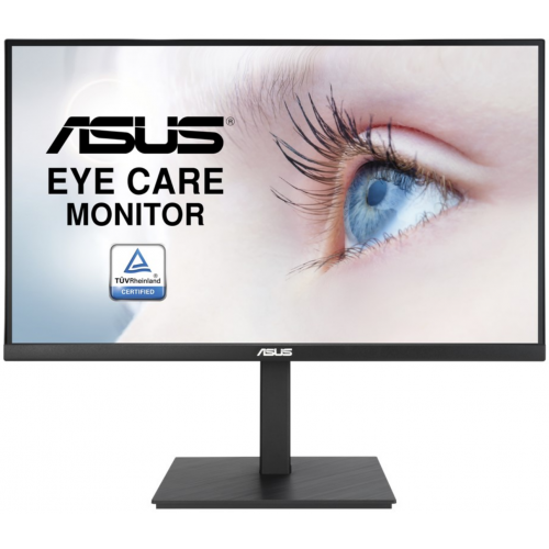 Monitor LED IPS Asus VA27AQSB, Pentru ingrijirea ochilor, 27″, QHD (2560×1440), 75Hz, 1ms MPRT, Flicker-free, Ultra-low Blue Light, Bpxe 2Wx 2, Hub USB, HDMI, DisplayPort, Pivot, VESA, negru