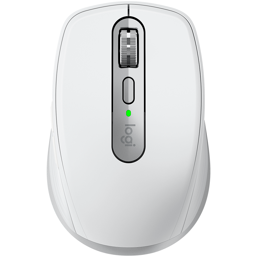 Mouse wireless Logitech MX Anywhere 3S for Mac, Bluetooth, Scroll MagSpeed, Multidevice, USB-C, Pale Grey