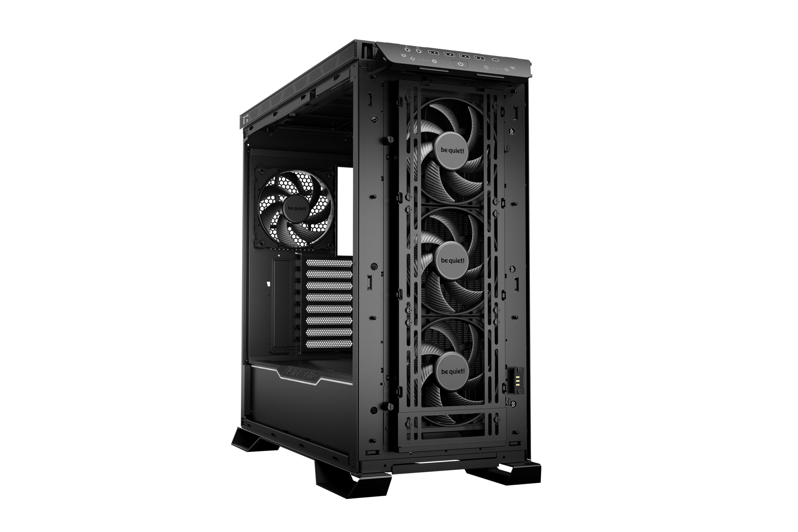 Carcasa be quiet! DARK BASE PRO 901, Full Tower, ATX, fara Sursa, iluminare ARGB, negru 4 Carcasa be quiet! DARK BASE PRO 901, Full Tower, ATX, fara Sursa, iluminare ARGB, negru - imagine 4