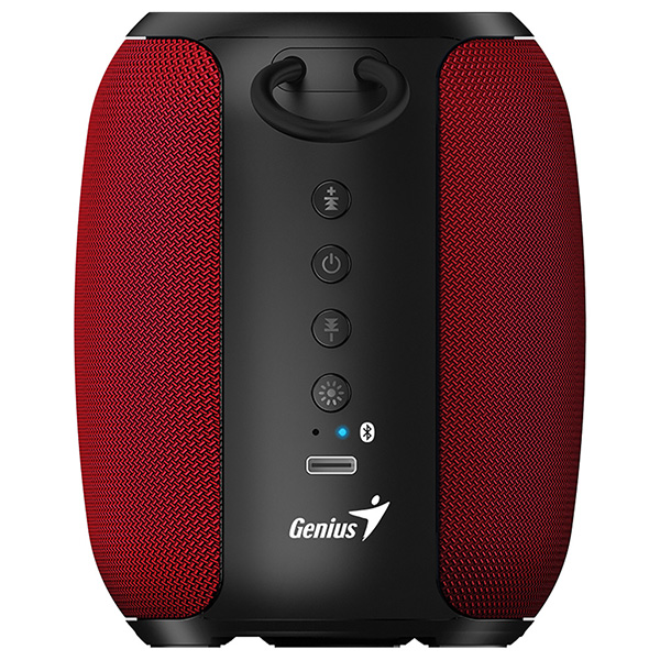 Boxa portabila Genius, 5W, Bluetooth, Rosu/Negru