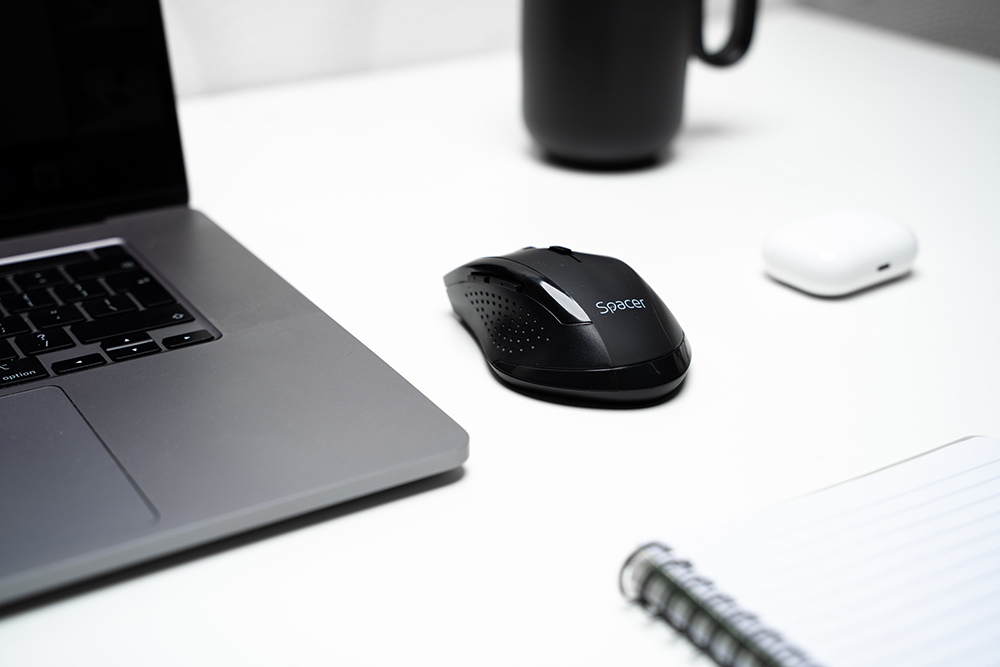 Mouse optic Spacer SPMO-291 wireless, negru 5 Mouse optic Spacer SPMO-291 wireless, negru - imagine 5