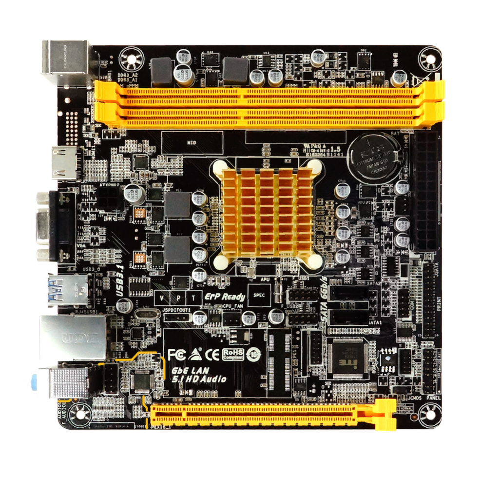 Placa de baza Biostar A68N-2100E , Mini ITX , AMD SoC , Sloturi 2 , DDR3