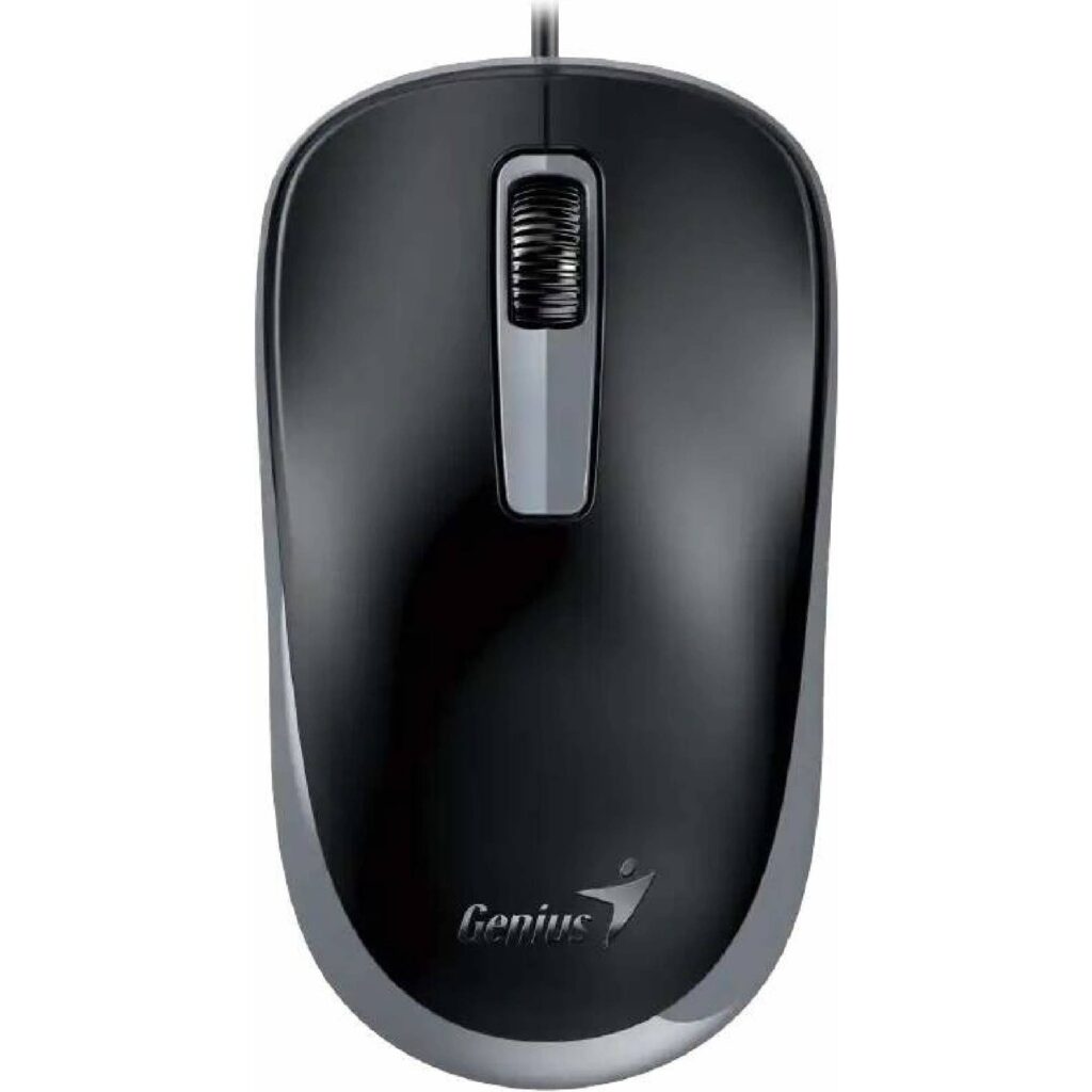 Mouse Genius silentios DX-125S Negru+Gri – SILENTIOS, USB