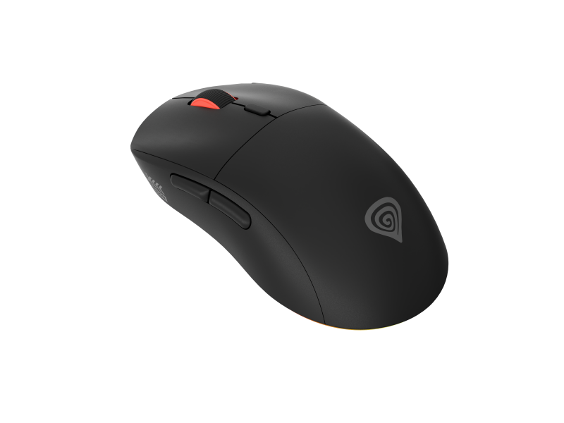 Mouse Gaming Wireless Genesis ZIRCON XIII, 26.000 DPI, 1.0000Hz, 50G, Senzor PIXART PMW3395, Switch-uri HUANO, KAILH 4.0 & 8.0 @ 80M, Software, Butoane Programabile, 77gr., Baterie Reincarcabila USB-C, Negru