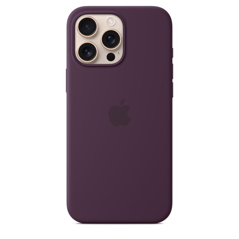 Husa de protectie Apple Silicone Case with MagSafe pentru iPhone 16 Pro Max – Plum