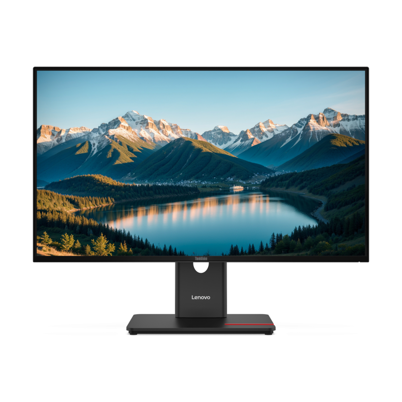 Monitor IPS LED Lenovo ThinkVision 27″ T27Q-40, WQHD 2560 x 1440, HDMI, DisplayPort, Pivot, 120 Hz, 4 ms Negru